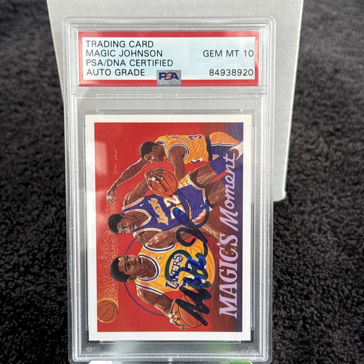 Magic Johnson Professional Sports Authenticator (PSA) Basketball
