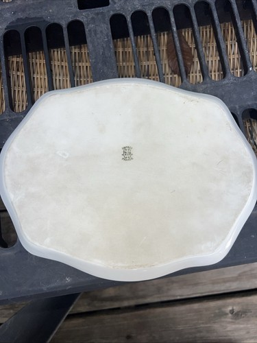 1900 Limoges L Guerin & Co Tray Monogrammed C In Blue , Gold Butterflies 11” - Picture 12 of 12
