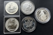 Set of 5 1oz Silver Coins | Includes 2018 Proof Black Bull Of Clarence