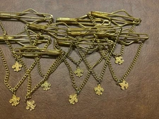BOY SCOUT TIE CLASP CLIP LOT OF 9 TENDERFOOT