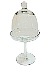 Tall Clear Glass Cupcake Dessert Stand Displa...