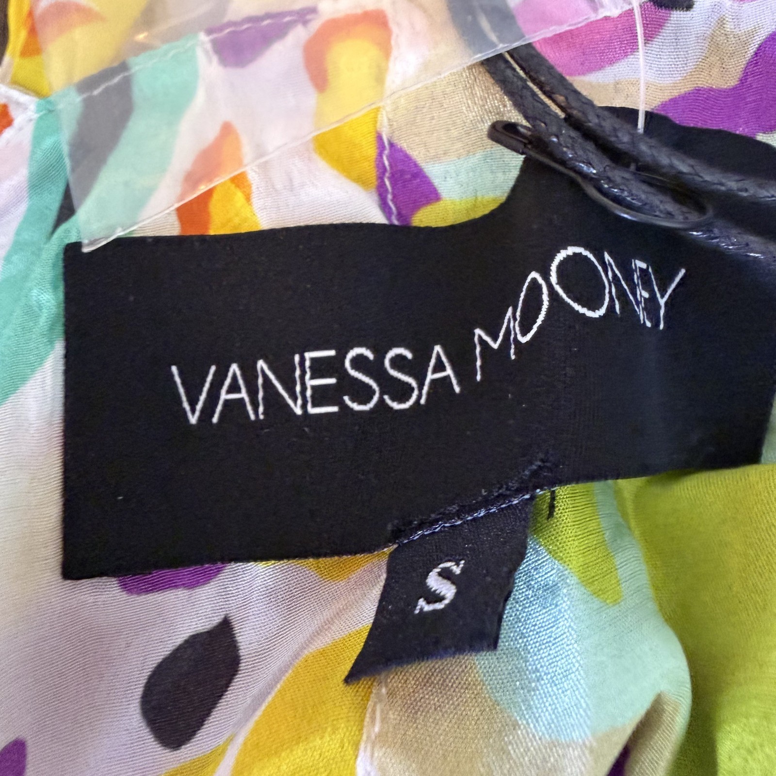 Vanessa Mooney Elisabeth Bustier Romper Mini Dress  Rare 80s Print NWT S image 5