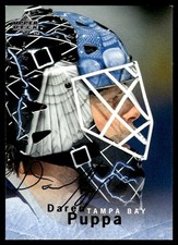 1995-96 Upper Deck Be a Player Autographs Darer Puppa Auto Tampa Bay Lightning