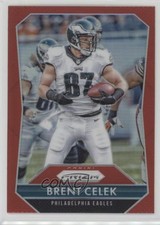 2015 Panini Prizm Red Prizm Brent Celek #37 c8n