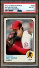 2022 Topps Heritage #150 Shohei Ohtani "Image Variation" PSA 8