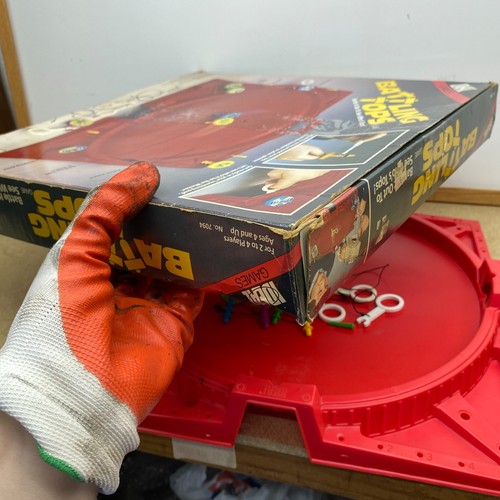 Vintage 1980’s Battling Tops Game Ideal with Tops - Picture 19 of 21