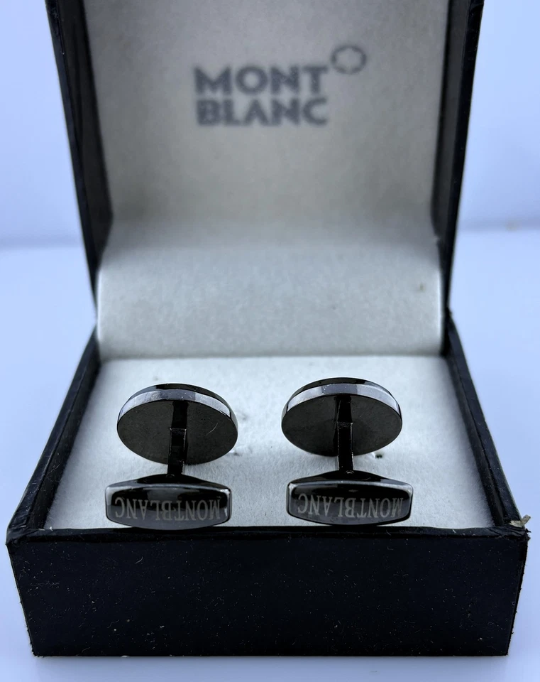 Montblanc Aviation Cufflinks Set–Airplane & Star Design Luxury Gift Box Included - Image 4 of 4