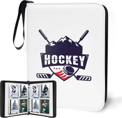 binder for hockey cards 400 Pockets Hockey Card Binder for Hockey Trading Cards 2024-2025  Collectors,Por
