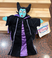 Disney Store Maleficent Beanie Baby Bean Bag Plush with Tags 1990s 10"