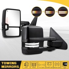 Pair Switchback Tow Mirrors For 2002-2008 Dodge Ram 1500 2003-2009 Ram 2500 3500
