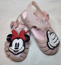 Mini Melissa Disney Minnie Mouse Toddler Size 7 Aranha Pink Rubber Sandals