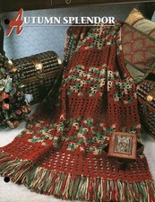 Autumn Splendor Afghan  Annie's Crochet Quilt  Afghan Club QAC365-03