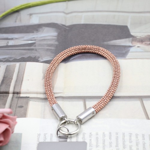 Bling Bling Phone Wrist Straps Diamond Crystal Keychain Phone Accessories - Photo 21 sur 21