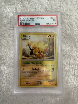 2009 POKEMON PLATINUM ARCEUS #SH12 SHINX-REVERSE FOIL PSA 5