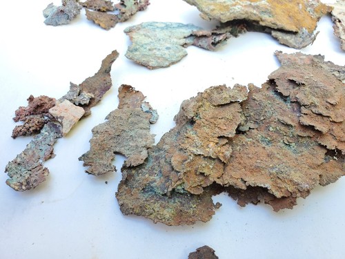 Approx. 2 Pounds Native Copper Specimens, raw condition, beautiful - Bild 4 von 11