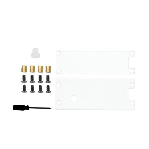 Clear Acrylic Top&Bottom Panel Case With Customs Key Cap for Raspberry Pi Pico G - Photo 2/15