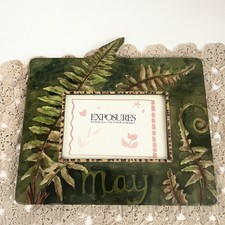 Vintage Exposures Monthly Hand Painted Wooden...