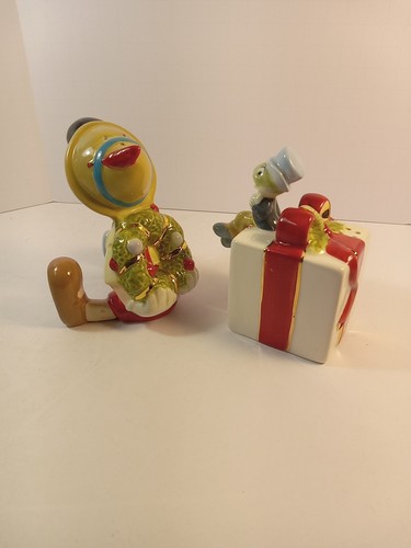 Set Shaker Sale e Pepe Grillo Disney Pinocchio e Jiminy, 2003 Ottimo - Foto 4 di 4