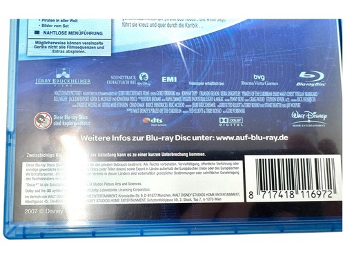 4x Fluch der Karibik BOX - Pirates of the Caribbean Bluray - INKgrafix Toys A329 - Picture 6 of 7