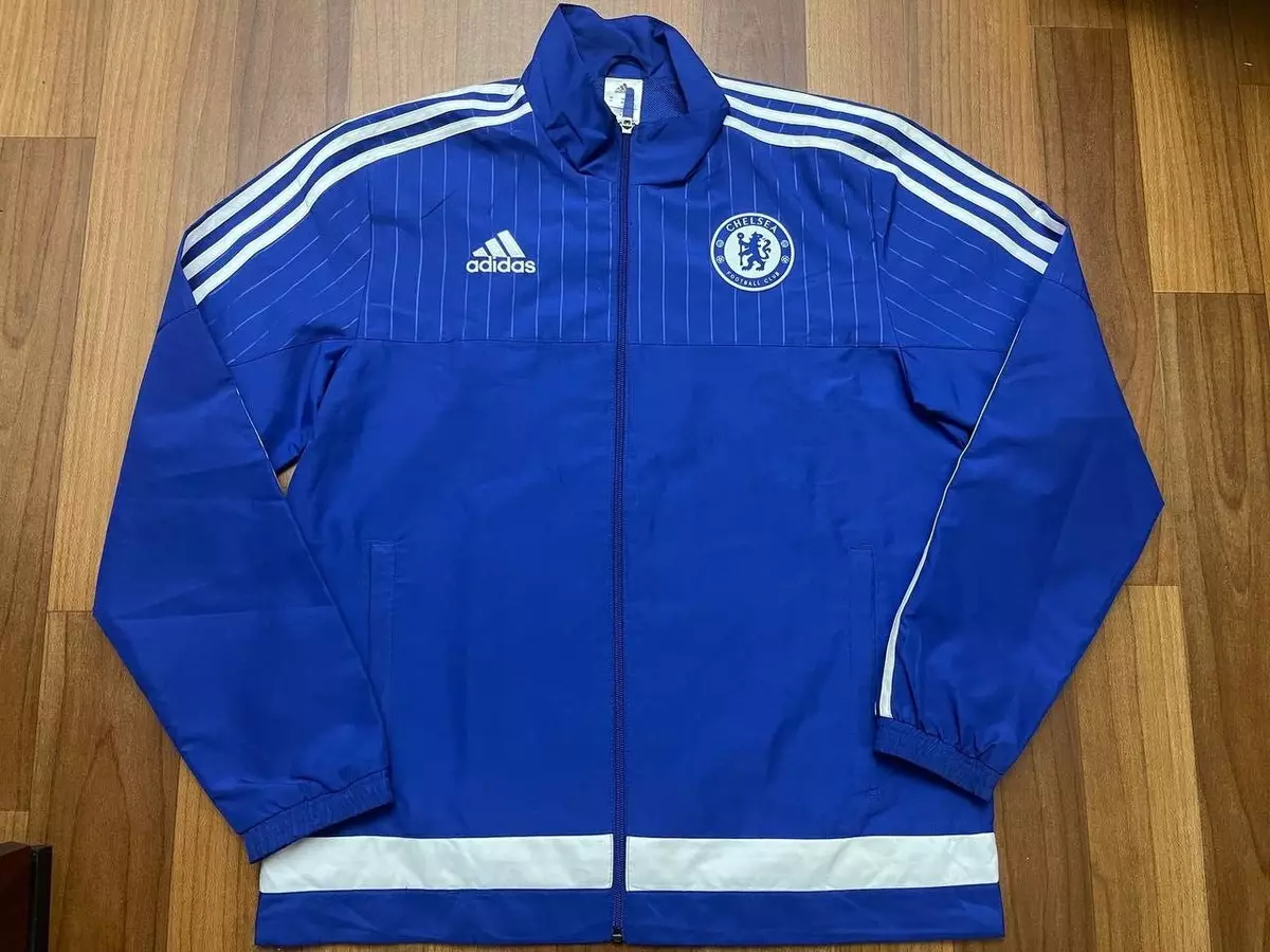 Adidas Chelsea Blue Training Top Jacket Size M