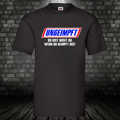 Ungeimpft Gesund Shirt Kult T-Shirt Fun Spaß Spruch 100% Cotton S-5XL