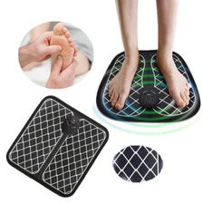 Portable Electric Foot Massager Pad Blood Circulation Leg Muscle Stimulator Mat