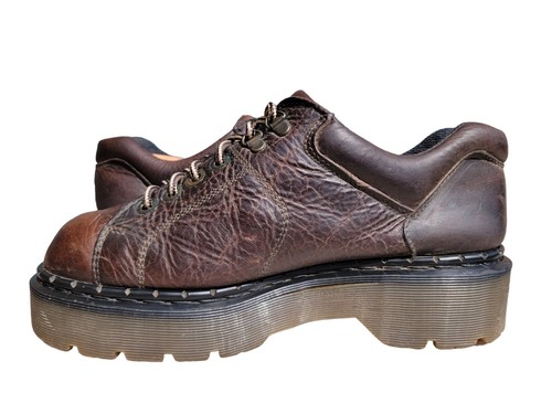 Vintage Dr Martens 8312 Hergestellt in England Braun Leder Schuhe Oxford-Schuhe Herren Größe 8 - Bild 2 von 9