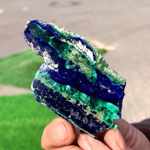 49G AAAA+ Natural chalcopyrite/peacock stone polished and sliced specimens - Picture 24 of 24