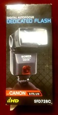 Bower SFD728C TTL Autofocus Flash f Canon E-TTL II kit f Canon EOS Series Camera