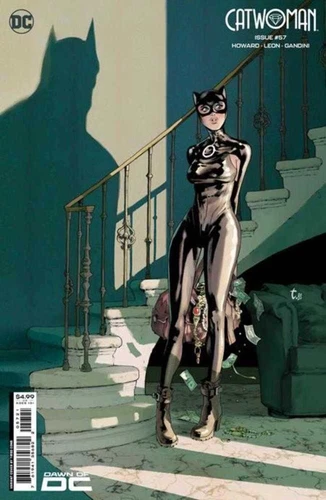 Catwoman #57 Cover B Tirso Cons Card Stock Variant (Batman Catwoman The Gotham W