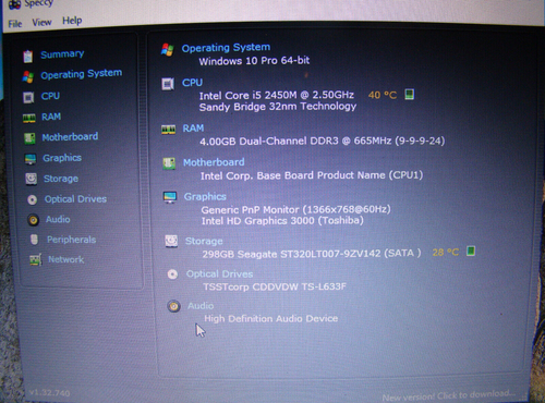 Toshiba L755-S5242/Core i5-2450M 2.50ghz/4gb/320gb/Windows 10 Pro/15.6"/Hdmi - 第 10/11 張圖片
