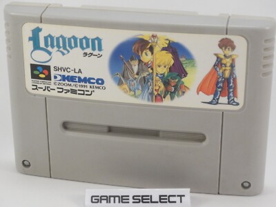 Lagoon Nintendo Super Famicom SNES Import JP JAP Giapponese Original Kartusche