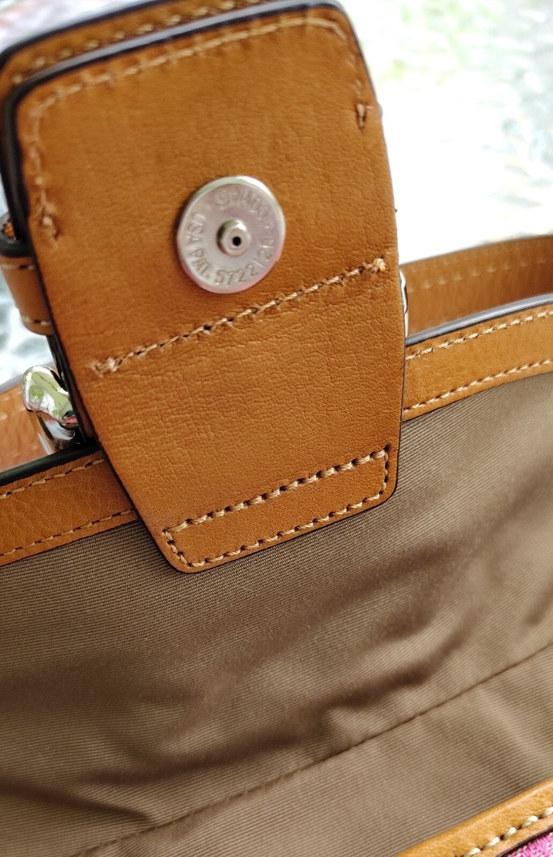 Coach F10925 Vintage Pink Soho Y2K Signature C Canvas & Leather