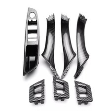 7pcs Carbon Fiber Styling Car Interior Door Handle Trim Replace For Bmw F10 Lhd 7pcs Carbon Fiber Styling Car Interior Door Handle Trim Replace For Bmw F10 Lhd