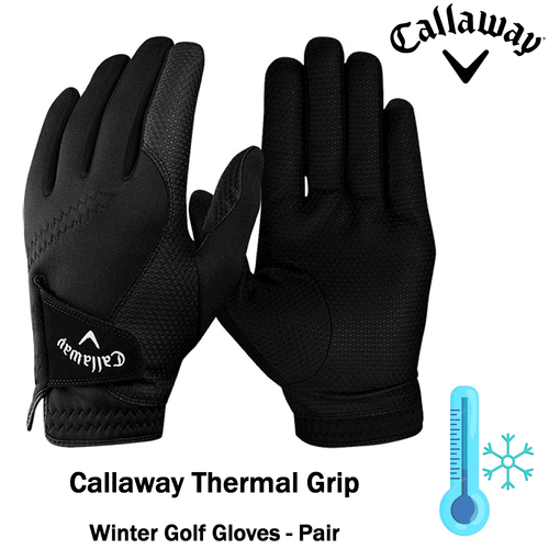 CALLAWAY THERMAL GRIP GOLF GLOVES WINTER GOLF GLOVES MENS THERMAL GOLF