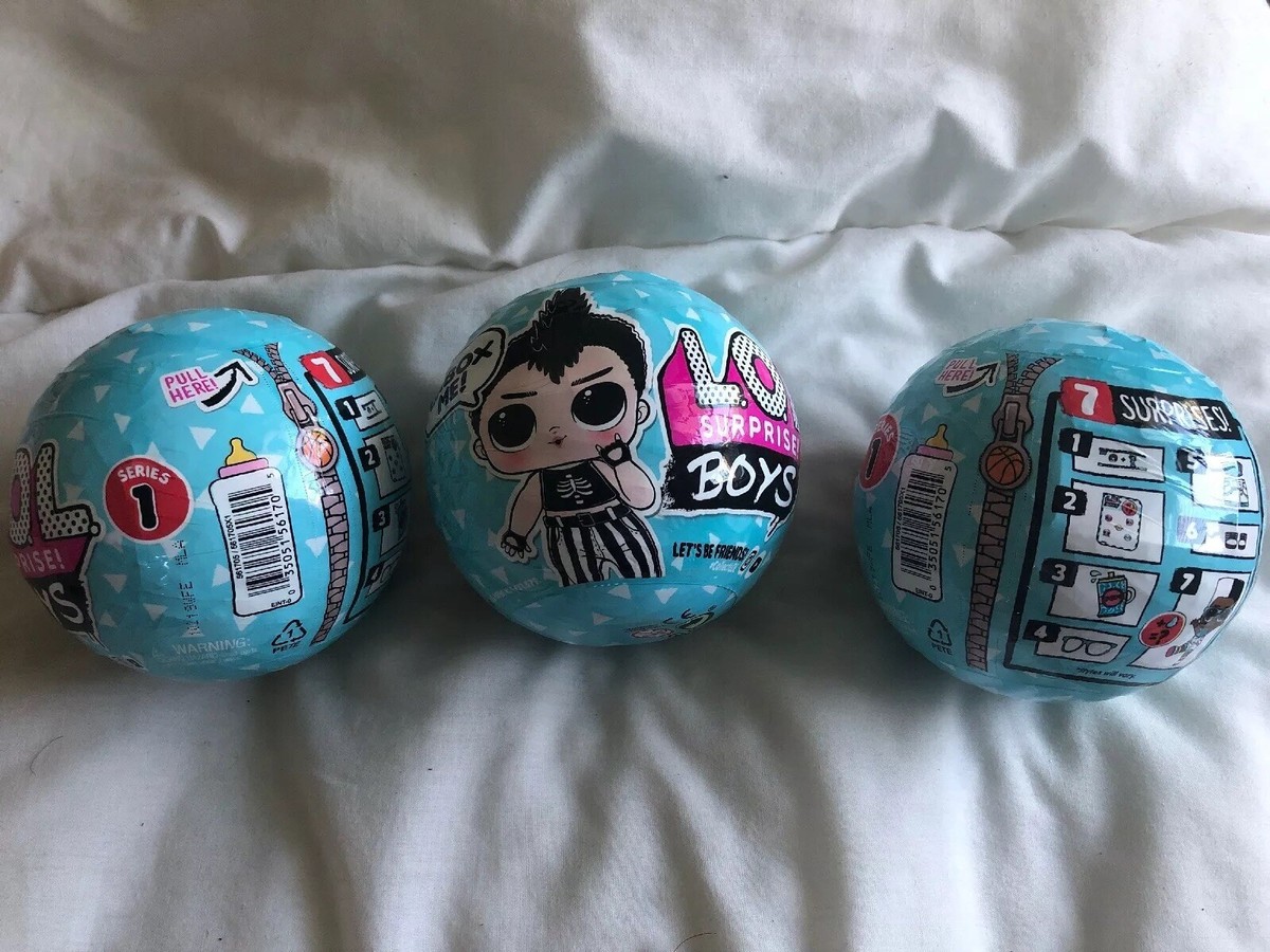 LOL Surprise Boys Series Dolls Blue Ball IN HAND NEW Suprise! - Main Image