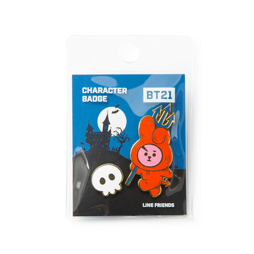 BTS BT21 Official 2019 Halloween Edition Character Metal Badge | eBay