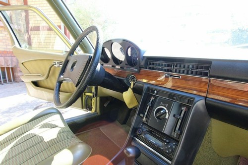 Mercedes 280SE 1975 W116 Schiebedach ROSTFREI 100TK Checkheft Note2 H Kennzeiche - Bild 10 von 12