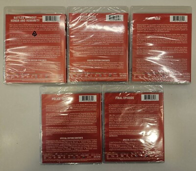 THE YAKUZA PAPERS Volume 1-5 Blu Ray NEW Sealed Arrow Video Kinji