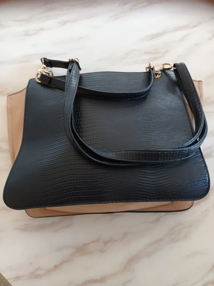 * Новый вид женщин Дамская сумка - бордовый - с ремнем и ручкой - Изображение 2 из 4