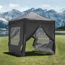 Gazebo pop-up grigio tenda per feste tettoia tenda impermeabile 2x2m 3x3m tenda da giardino