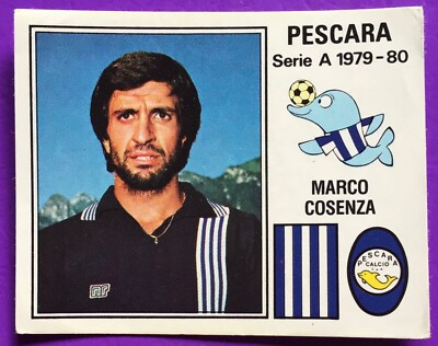 PESCARA MARCO COSENZA Figur Sticker Nr.246 Panini Sammlung 1979/1980