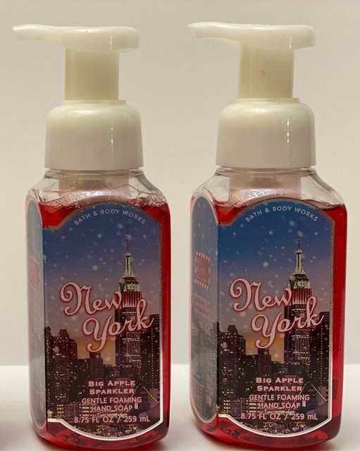 2 Bath & Body Works New York Big Apple Sparkling Gentle Foaming Hand