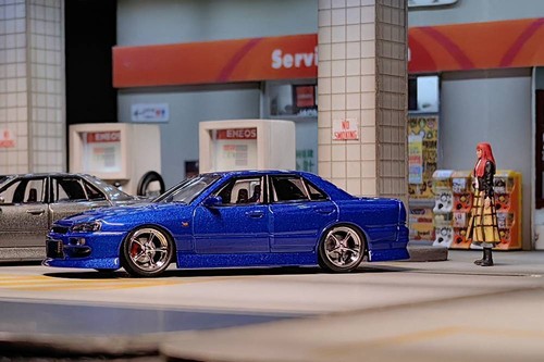 1/64 Mortal&OM Nissan ER34 uras SKYLINE Juguetes Diecast Modelo de Coche Regalos Limitados 699 - Imagen 9 de 21
