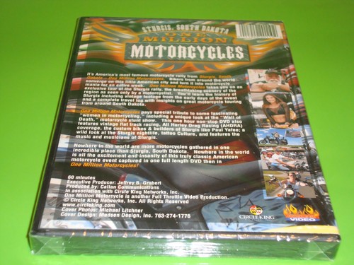 ONE MILLION MOTORCYCLES- STURGIS, SOUTH DAKOTA- NEW DVD FREE SHIPPING - Picture 2 of 2