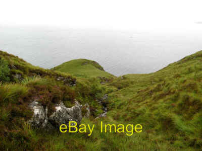 Photo 6x4 Edge of the world Mallaigmore The small stream plunges down sma c2008