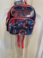 Marvel Captain America Civil War New With Tags Backpack