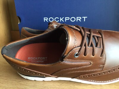 Rockport Total Motion Sport Wingtip CI2660 Mens Brown Wide - Foto 8