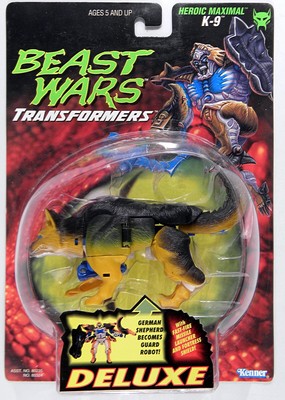 Hasbro 1996 Transformers Beast Wars Deluxe K-9 MOC nice rare