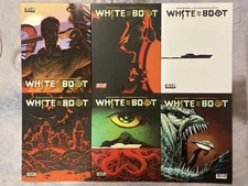 WHITE BOAT #1 VARIANT SET OF 6 1:25,10 BLANK VALERIO ALBUQUERQUE DSTLRY COMIC BA